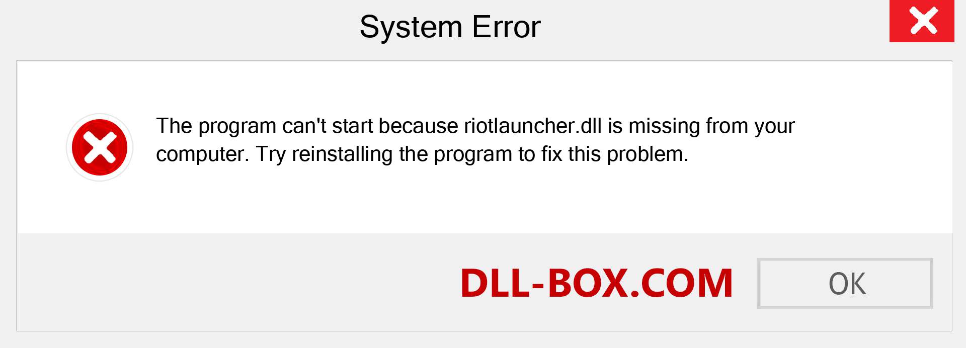  riotlauncher.dll file is missing?. Download for Windows 7, 8, 10 - Fix  riotlauncher dll Missing Error on Windows, photos, images